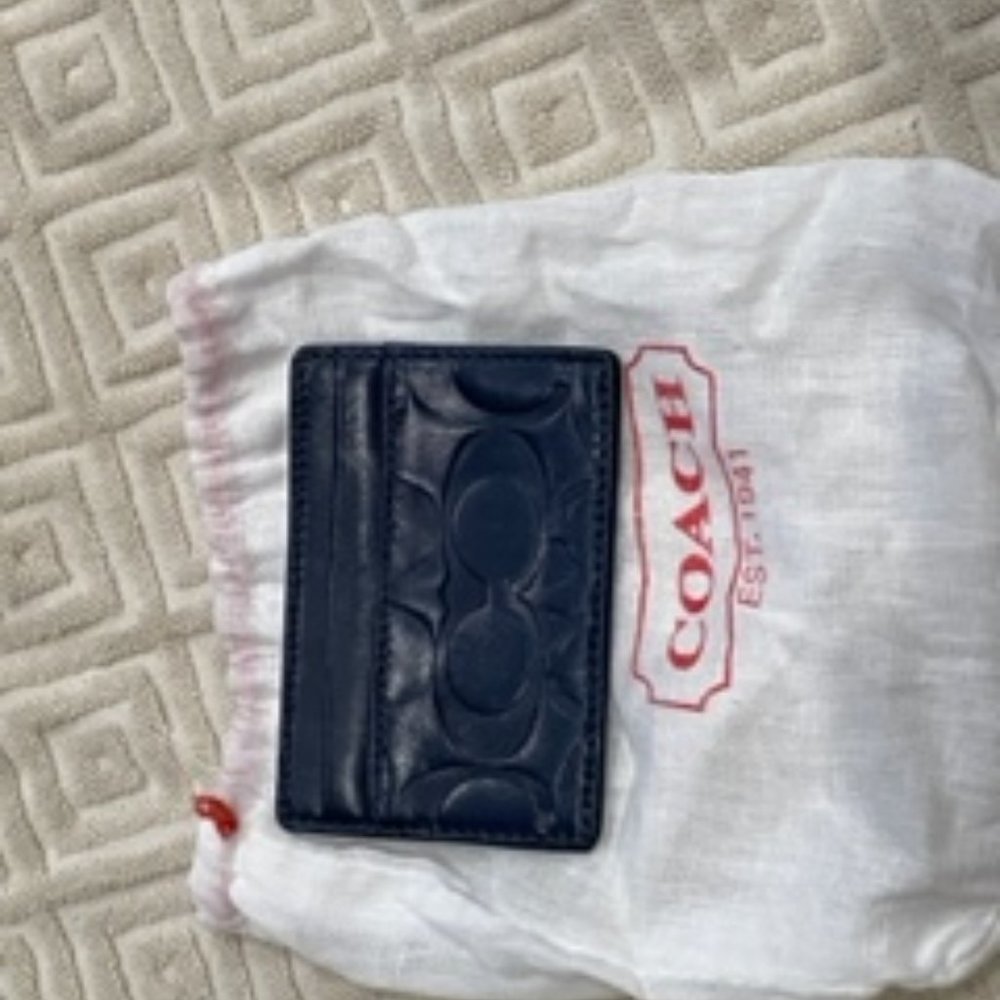 NWOT Coach card case